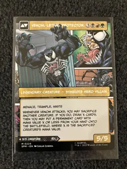 Magic MTG - Eddie Brock / Venom (0224) - (Borderless) Marvel's Spider-Man - Image 2