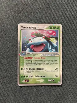 Pokemon TCG Venusaur EX 112/112 Fire Red Leaf Green Ultra Rare Holo LP - Image 1
