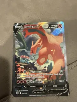 Pokemon TCG SWSH09 Brilliant Stars Charizard V Alternate Full Art 154/172 - Image 1