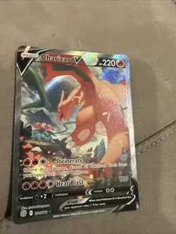Pokemon TCG SWSH09 Brilliant Stars Charizard V Alternate Full Art 154/172 - Image 2