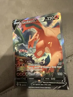 Pokemon TCG SWSH09 Brilliant Stars Charizard V Alternate Full Art 154/172 - Image 3