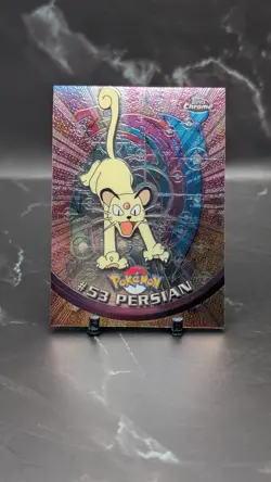 2000 Topps Chrome Pokemon #53 Persian LP - Image 1