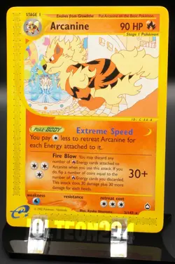 Pokemon TCG Card - Arcanine 2/147 Aquapolis Rare Vintage E-Reader - Image 1