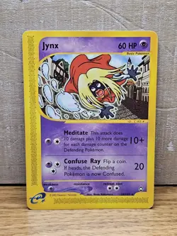 Jynx 18/147 Aquapolis Non-Holo Rare Vintage Pokemon Card TCG - Image 1