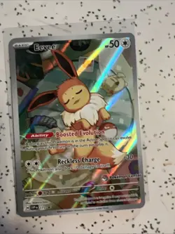 Pokemon TCG Eevee 173 Holo Promo Prismatic Evolutions Pokemon Center - Image 1