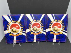 Pokemon Vintage Japanese Lot (Damaged) 3 Cards Base Set Unlimited Blue Back - Image 5