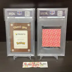 PSA 8 Set Pokemon AMADA Charizard D42 GOLD Super DX Stickers & Promo Japanese - Image 4
