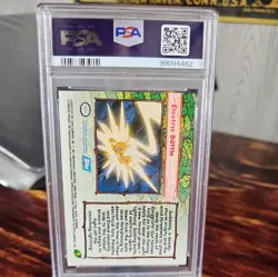 2000 Pikachu Foil Electric battle Topps Pokemon The Movie 2000 PSA 8 - Image 4