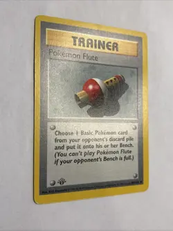 Pokemon Flute 086/102 Base Set 1 st edition (Shadowless) Regular - Image 3