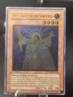 Yu-Gi-Oh! Lyla Lightsworn Sorceress 1st Edition LODT-EN019 Ultimate Rare - Image 1