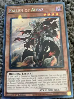 Yu-Gi-Oh! TCG Fallen Of Albaz RA01-EN021 Prismatic Collectors Rare NM/M - Image 2
