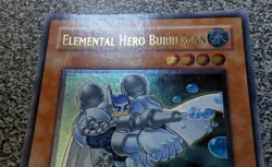 Yu-Gi-Oh! Elemental Hero Bubbleman CRV-EN014 Ultimate Rare 1st Edition MP - Image 2