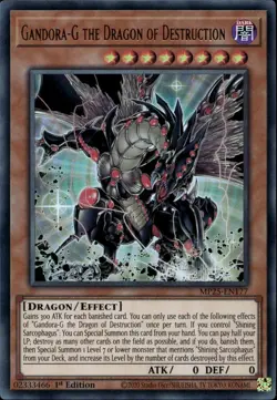 Gandora-G the Dragon of Destruction 1st Ultra MP25-EN177 Yu-Gi-Oh! - Image 1