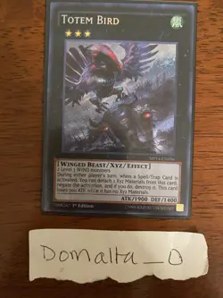 Yugioh! Totem Bird MP14-EN056 Secret Rare 1st Edition LP - Image 1