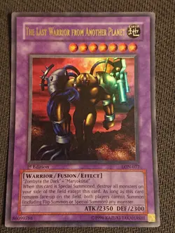 YuGiOh The Last Warrior from Another Planet DUOV-EN076 Ultra Rare 1st Edition - Image 1
