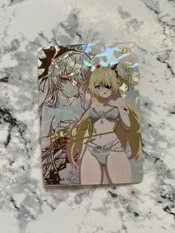 Genshin Impact Fischl Goddess Story DMG K1-ZR Anime Girl Waifu Card Cute - Image 1