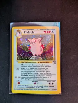 Pokemon TCG Pokemon Clefable Holo Base Set 2 Card 5/130 - Image 1