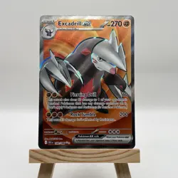 Excadrill ex 160/086 Pokemon TCG Sv: Black Bolt Ultra Rare Holo Card (Near Mint) - Image 1