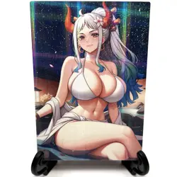 One Piece Yamato Sexy Hot Anime Waifu Girl Doujin Lewd Goddess Story Art Card - Image 1