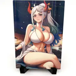 One Piece Yamato Sexy Hot Anime Waifu Girl Doujin Lewd Goddess Story Art Card - Image 2