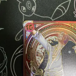 Shanks SP Parallel Gold Ver. OP09-004 One Piece Card Japanese BANDAI - Image 2