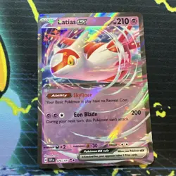 Pokemon TCG Latias EX Surging Sparks Scarlet & Violet Double Rare Card 76/191 - Image 1