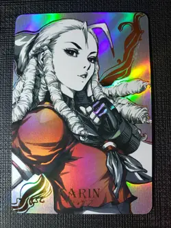 Street Fighter Karin Goddess Anime Waifu Holo Foil Art Card ACG Carddass Sexy - Image 1