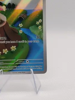 Pokemon TCG Audino 2025 Holo Black Bolt Illustration Rare Card 151/086 NM - Image 3