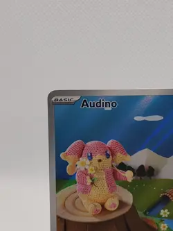 Pokemon TCG Audino 2025 Holo Black Bolt Illustration Rare Card 151/086 NM - Image 5