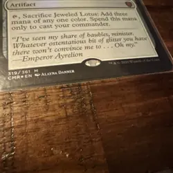 MTG Commander Legends JEWELED LOTUS Foil NM - Image 5