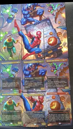 MTG Marvel Spider-Man Scene Box SPE Complete Borderless And Art Series Sets - Image 1