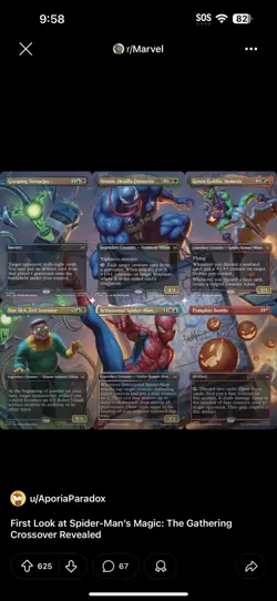 MTG Marvel Spider-Man Scene Box SPE Complete Borderless And Art Series Sets - Image 2