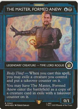 The Master Formed Anew 542 Rare MTG Universes Beyond: Doctor Who NM/M BBC - Image 1