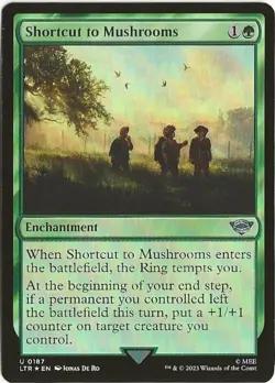 Shortcut to Mushrooms 187 Uncommon MTG Lord of the Rings Middle Earth NM/M - Image 1