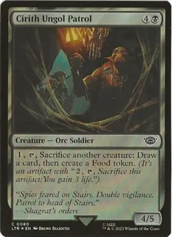 Cirith Ungol Patrol 80 Common MTG Lord of the Rings Middle Earth NM/MT - Image 1