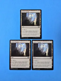 3x Access Tunnel Tarkir Dragonstorm Commander TDC 2025 Mtg Magic Land Mana 337 - Image 1