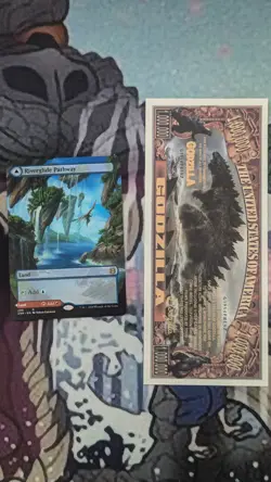 MTG Riverglide Pathway Zendikar Rising 289 Borderless NM/M 💀DeathCoronaNerd💀 - Image 1