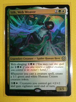 Silk, Web Weaver #145 | Near Mint | Marvel's Spider-Man Magic MTG - Image 1