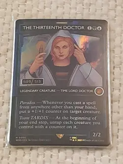 MTG The Thirteenth Doctor *SERIALIZED FOIL* Doctor Who (509/513) NM/MT - Image 1