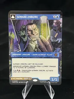 Norman Osborn (Borderless Foil) - M 0220 - Marvel's Spider-Man MTG - Image 1