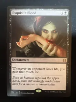 MTG Exquisite Blood - Jumpstart - LIGHTLY PLAYED - Image 1
