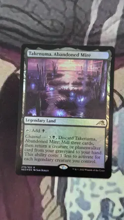 MTG Takenuma Abandoned Mire Kamigawa 278/302 NEO Foil NM/M 💀DeathCoronaNerd💀 - Image 2