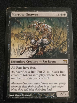 Marrow-Gnawer MP Champions of Kamigawa MTG Rare Legendary Rat Commander EDH - Image 1