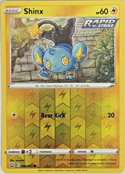 Shinx 046/163 - Swsh05: Battle Styles Reverse Holo (NM) Pokemon TCG 2021 - Image 1