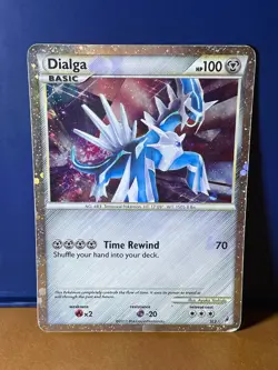 Pokemon TCG 2011 Dialga (Shiny) SL2 - Call of Legends Set Rare Holo - Image 1