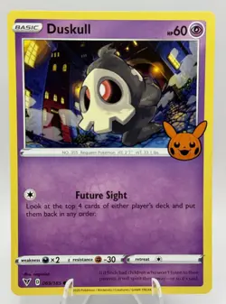 Duskull 069/185 Halloween BOOster 2023 Trick or Trade Rare Pokemon TCG - LP/NM - Image 1