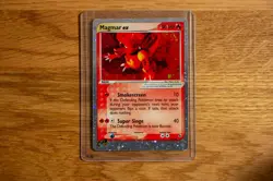 Magmar ex Ultra Rare Holo 100/109 EX Ruby and Sapphire - English Vintage Pokemon - Image 1