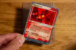 Magmar ex Ultra Rare Holo 100/109 EX Ruby and Sapphire - English Vintage Pokemon - Image 4