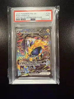 IRON HANDS ex 154/131 Pokemon TCG Prismatic Evolutions PRE - PSA 9 - Image 1
