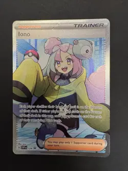 Iono 124 - Pokemon Scarlet & Violet Black Star Promo NM Trainer - Image 3